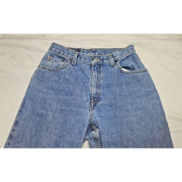 VTG 2002 Levi's 550 relaxed fit Jeans 6 Miss Long 25x32 tapered leg denim levis - Picture 3 of 11